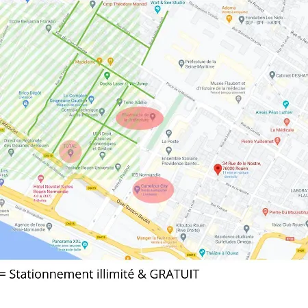 Stanford/ Cosy - Centre-ville /netflix-wifi/ Rouen